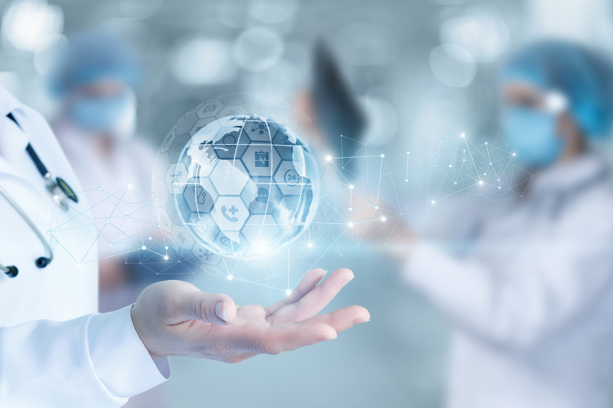 Doctor shows global health care .